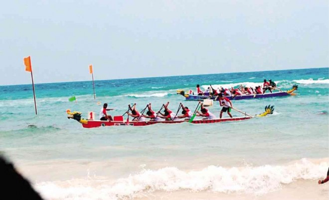 THE SPIRITS were high among the guests and paddlers who attended the 1st Panglao Dragon Boat Challenge  in Bohol province despite strong waves that capsized some dragon boats during the race. (See story below.)