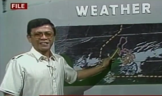 Amado Pineda in his younger years. Screengrab from GMA News' "24 Oras". 