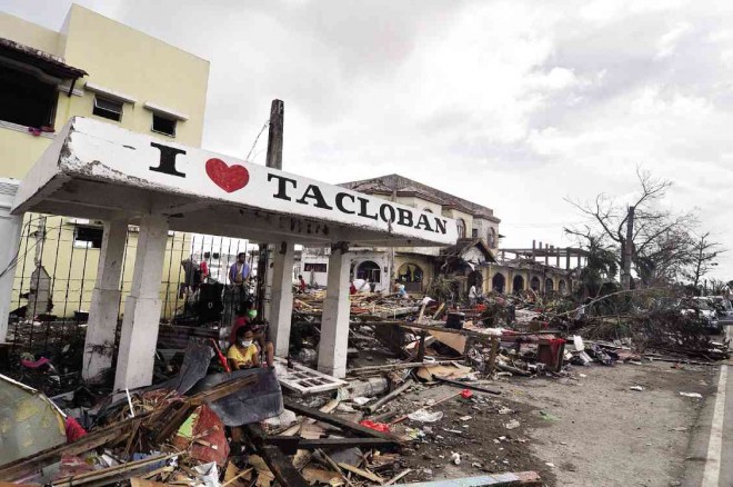 SCENE in Tacloban City a few hours after Supertyphoon “Yolanda” (international name: Haiyan) struck RICHARD A. REYES