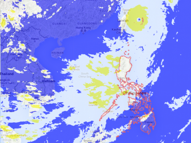Satellite Image-5:01 PM-August 23. SCREENGRAB from noah.dost.gov.ph
