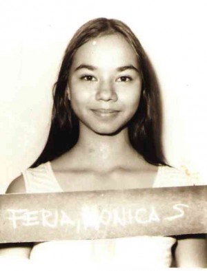 MONICA FERIA AT 17  Remembering that long night  PHOTO FROM UNPUBLISHED BOOK OF FORMER REP. ROMEO CANDAZO