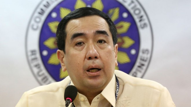Comelec Chairman Andres Bautista  INQUIRER PHOTO/ MARIANNE BERMUDEZ