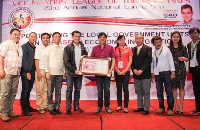 Senator Bongbong Marcos was Guest of Honor and Speaker during the 23rd Annual National Convention of the Vice Mayor's League of the Philippines held October 21, 2015 at the Marriott Hotel, Manila themed "Positioning the Local Government Units in the ASEAN Economic Integration." Manila Vice Mayor Isko Moreno is the VMLP National President. 
