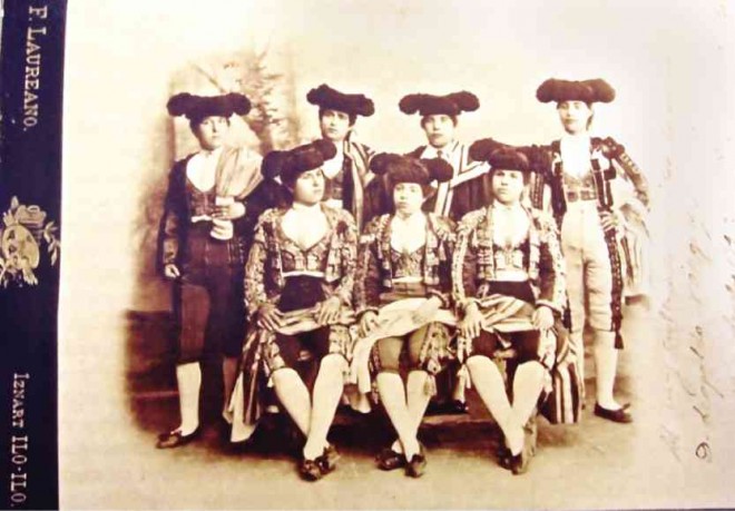 One of Laureano’s subjects, Spanish female bullfighters in Iloilo CONTRIBUTED PHOTO