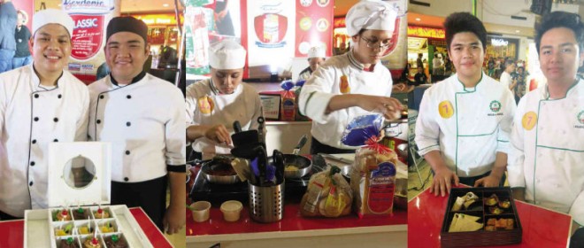 THE OTHER winners are (left) Pestin and Rafols of LCCM, (above) Eloriaga and Francisco of MTC, and (above right) Saputil and Guinto of DLSU Dasmariñas.