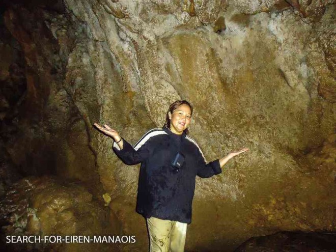 PHOTO of Eiren Manaois retrieved from her camera moments before she was swept away by strong current inside the Sumaguing Cave in Sagada  town in Mt. Province on Aug. 19, 2013.  CONTRIBUTED PHOTO