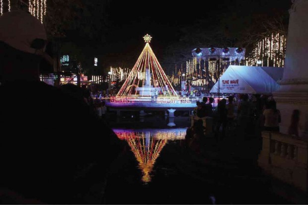 WITH the switching on of the thousands of colored lights draping 32 trees in Iriga City’s park, the Christmas village, composed of various interpretations of the nativity scene, officially opened on Thursday night to usher in the holiday season.  JUAN ESCANDOR JR. /INQUIRER SOUTHERN LUZON 