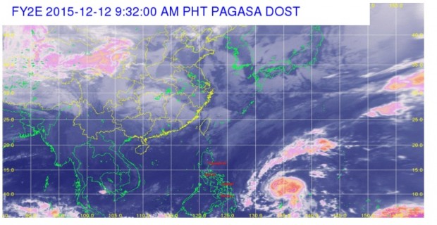 SCREENGRAB FROM PAGASA WEBSITE