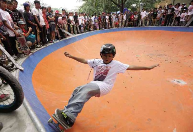 WHAT was once a dream is now a reality: The country’s first skate park which charges no entrance fees can be found on Zulueta Street corner Quirino Avenue in Manila. MARIANNE BERMUDEZ