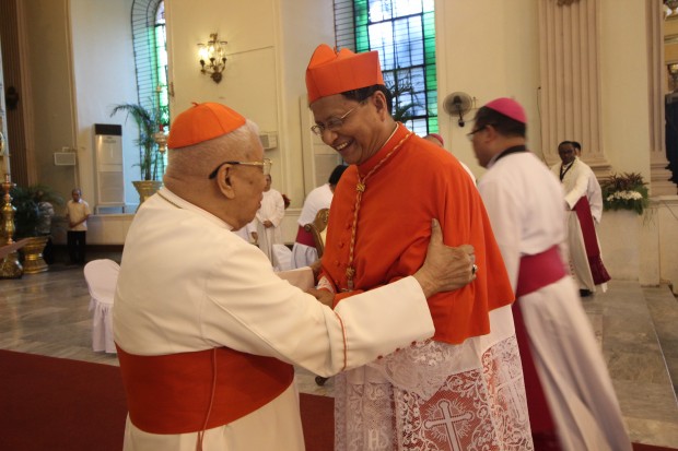 JANUARY 24, 2016 Cardinal Charles Maung Bo liturgical reception at Cebu Metropolitan Cathedral SAMUEL NAVAJA