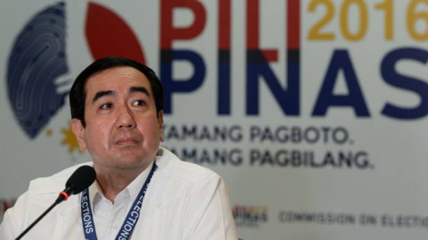 COMELEC Chairman Andres Bautista INQUIRER FILE PHOTO / ELOISA LOPEZ