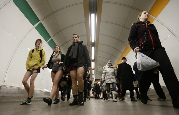 Czech Republic No Pants Subway Ride