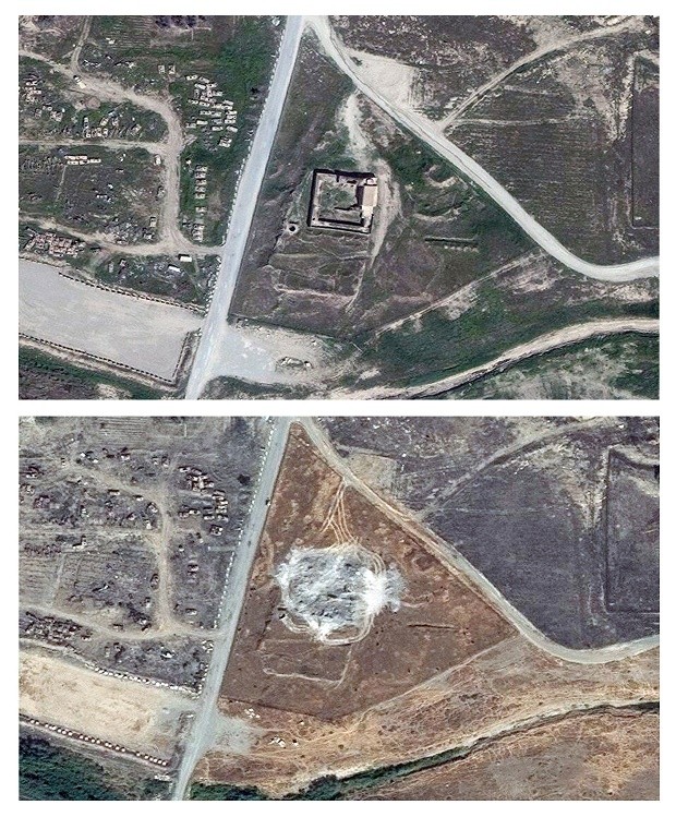 APTOPIX Mideast Iraq Monastery Destroyed