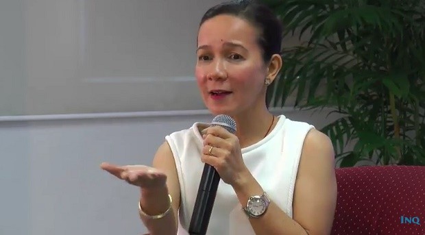 Senator Grace Poe at the Meet the Inquirer Multimedia forum. SCREENGRAB FROM INQUIRER.NET LIVESTREAM