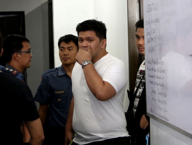  Former Iglesia ni Cristo Minister Lowell Menorca is already under police custody at the Police Station 5 in Quirino Grandstand in Manila due to a standing warrant of arrest for libel. INQUIRER PHOTO / RICHARD A. REYES