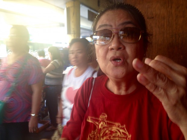 Retired doctor Ma. Remedios Resurreccion, 64, of Tondo, Manila has a 30-million worth wish for the Black Nazarene. ANTHONY Q. ESGUERRA/INQUIRER.net 