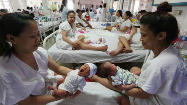 MOTHERS and babies at Fabella Hospital in Manila MARIANNE BERMUDEZ