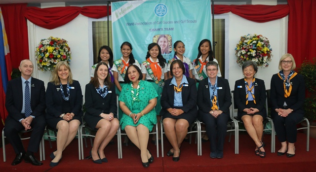 GSP welcomed the Chair's Team of the World Association of Girl Guides and Girl Scouts (Wagggs), headed by Nicola Grinstead in Manila on Feb. 5. CONTRIBUTED IMAGE