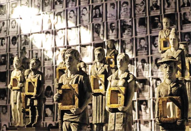 STATUES representing those who disappeared during martial law along with photos of victims of torture or extrajudicial killings reside in the museum’s “The Hall of the Lost” (above). 