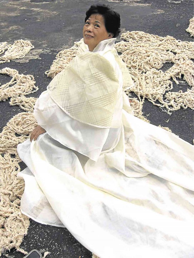 NARDA Capuyan introduced Cordillera fashion to the world.  Vincent Cabreza/ Inquirer Northern Luzon