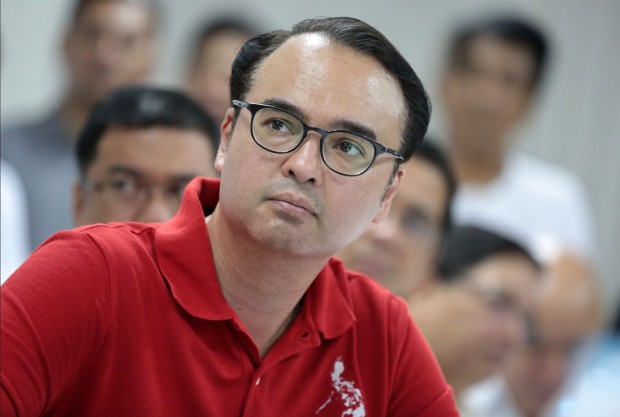 Vice Presidential candidate Sen. Alan Peter Cayetano. INQUIRER FILE PHOTO / GRIG C. MONTEGRANDE