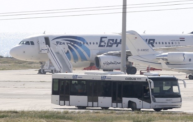 APTOPIX Cyprus Hijacked Plane