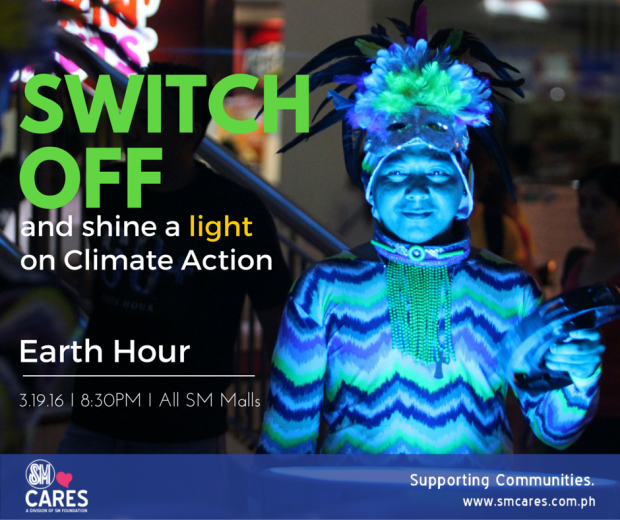 Earth Hour e-invite all SM Malls