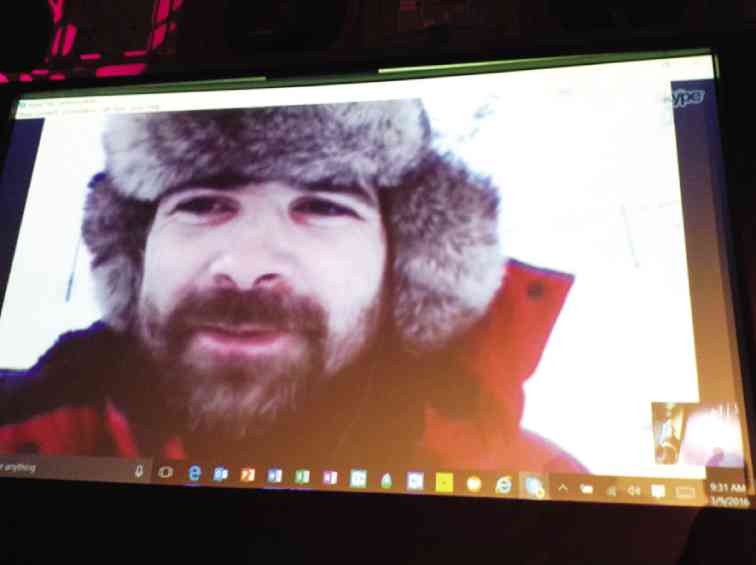 SKYPE connection with the Arctic