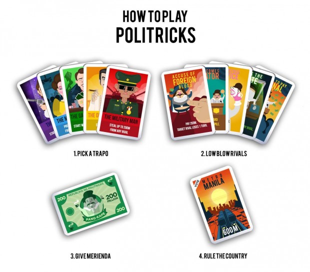 Politricks Dirty Politics Card Game