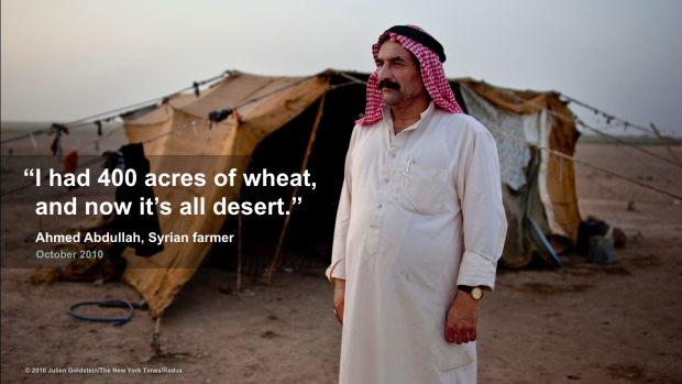 Al Gore Climate Change Syria Food Refugee Crisis