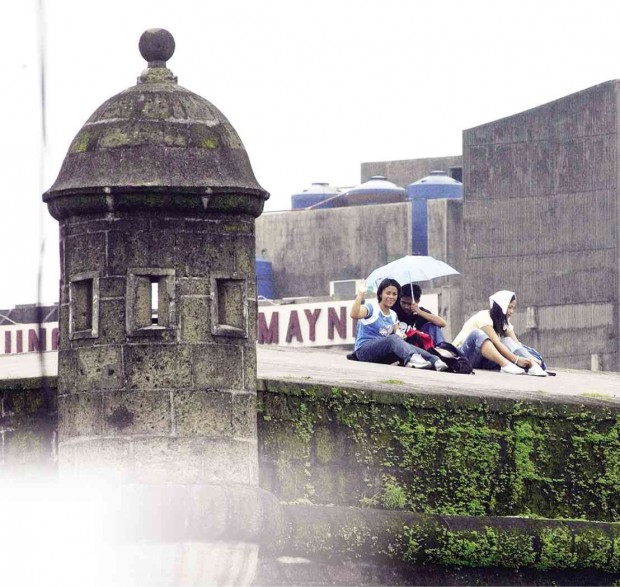 Along the watchtower in the Walled City. FILE PHOTO