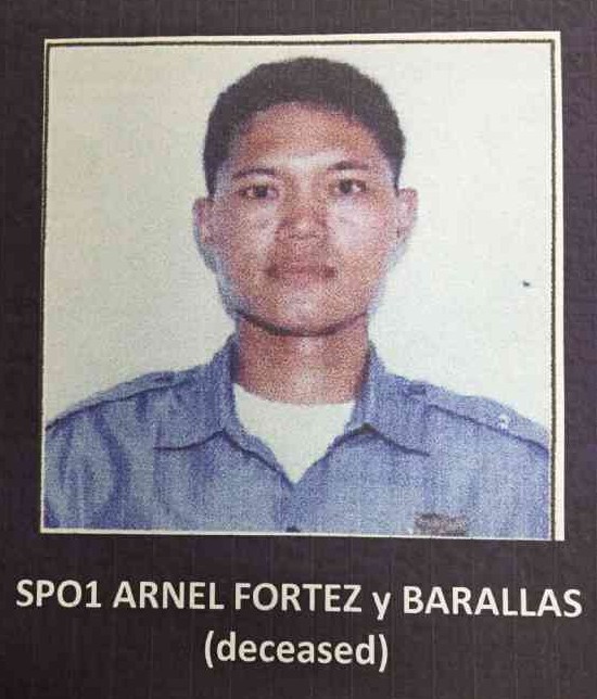SPO1 Arnel Fortez, who was only playing peacekeeper when they had a heated argument on Wednesday. 