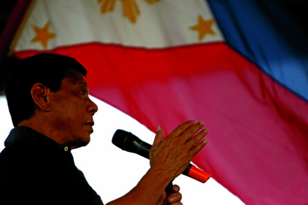 Davao City Mayor Rodrigo Duterte. INQUIRER FILE PHOTO