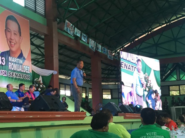 Vice President Jejomar Binay criticizes the Office of the Ombudsman for suspending his allies at the local level ahead of the May 9 elections. MARC JAYSON CAYABYAB/INQUIRER.net