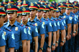 NP / MAY 16, 2016Policemen perform pass in review after their flag ceremony at Philippine National Police, Camp Crame Headquarters, Quezon City, May 16, 2016. Presumptive president-elect Rodrigo Duterte plans to increase the salaries of policemen to P75,000 to P100,000.INQUIRER PHOTO / NINO JESUS ORBETA Notes: 