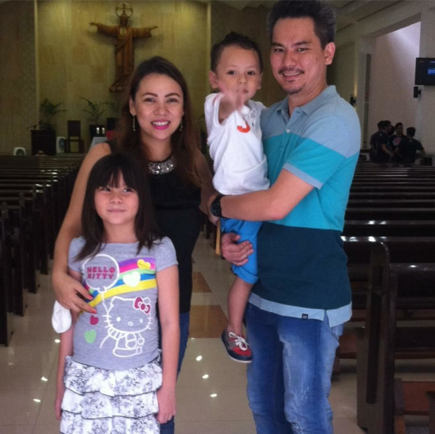 Bryan with his wife and two kids. Photo courtesy of Zambo family