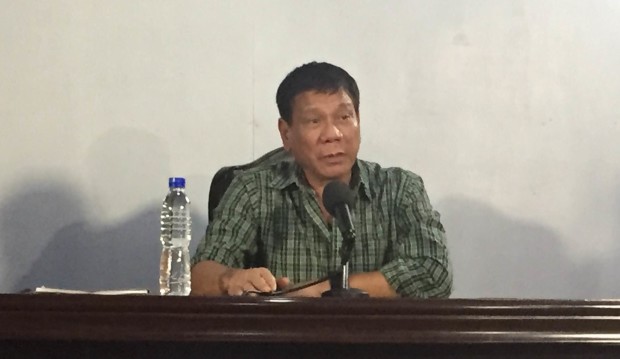 President-elect Rodrigo Duterte on Tuesday said he is "non-committal" about giving a Cabinet post to vice president elect Leni Robredo because he is friends with Sen. Bongbong Marcos. Photo by Marc Jayson Cayabyab