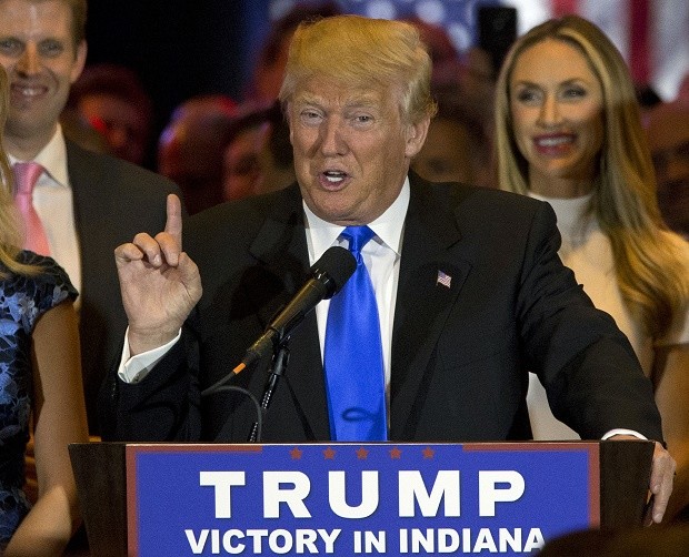 In this May 3, 2016 file photo, Republican presidential candidate Donald Trump speaks in New York. AP FILE PHOTO