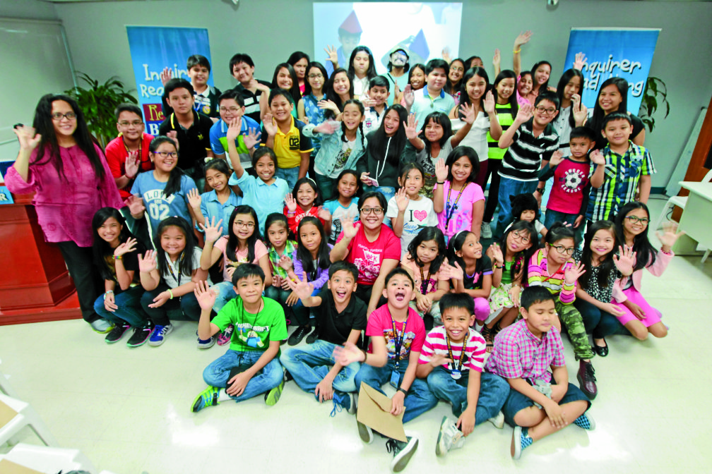 JUNIOR JOURNALISM GRADS Children who attended the two sessions of the INQUIRER Junior Summer Camp, where they learned the rudiments of good journalism, pose for a picture after their graduation at the INQUIRER office inMakati City on Saturday. LEO SABANGAN II