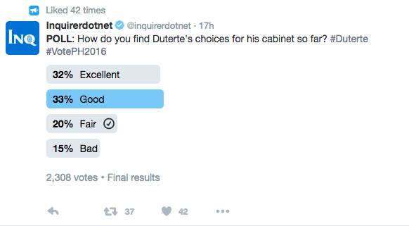 Twitter Duterte cabinet