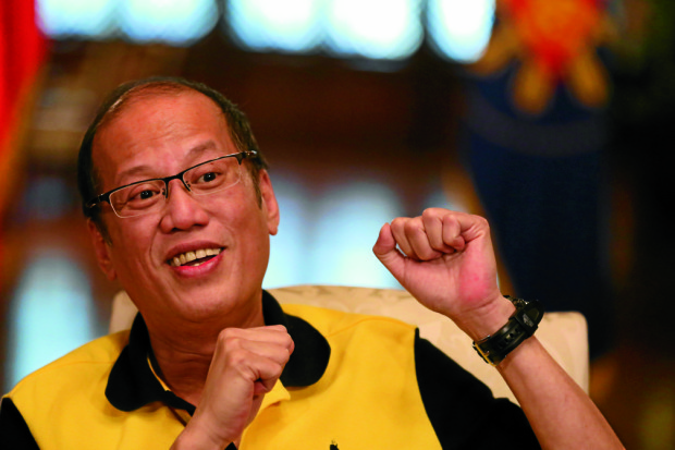  PDI exclusive interview with President Benigno Aquino lll held in Malacanang. INQUIRER FILE PHOTO/ JOAN BONDOC