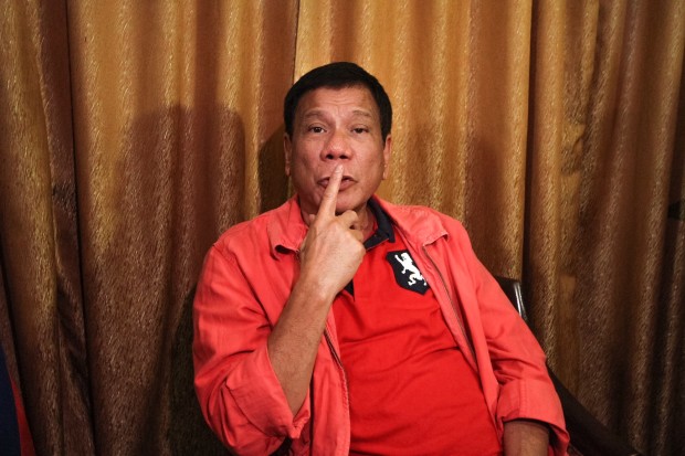 Incoming President Rodrigo Duterte calls for a press conference on Wednesday evening until Thursday dawn and vows to hit hard against police officials involved in the illegal drug trade following an incident in a concert in Pasay City that left 5 people dead. KARLOS MANLUPIG/INQUIRER MINDANAO 