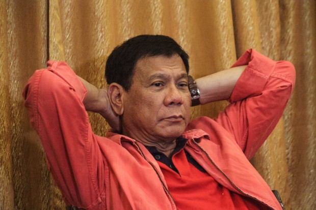  Incoming President Rodrigo Duterte calls for a press conference on Wednesday evening until Thursday dawn and vows to hit hard against police officials involved in the illegal drug trade following an incident in a concert in Pasay City that left 5 people dead. KARLOS MANLUPIG/INQUIRER MINDANAO 