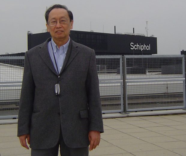JOSE Ma. Sison at Schiphol airport in The Netherlands: Ready for peace talks and a life of peace for other communist rebels. ARLYN DE LA CRUZ/CONTRIBUTOR