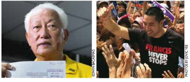 FRED Lim and Francis Zamora (lower photos) have filed election protests against Manila Mayor Joseph Estrada and San Juan Mayor Guia Gomez.