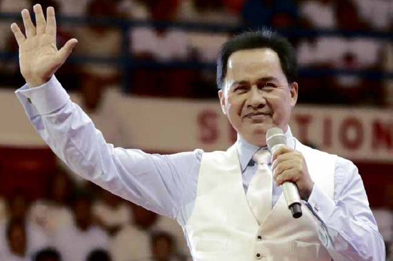 Pastor Apollo Quiboloy, the self-anointed Son of God, leader of the religious sect Kingdom of Jesus Christ, the Name Above Every Name, said he would be forced to run for President if there would be nobody strong enough to replace President Rodrigo Duterte.