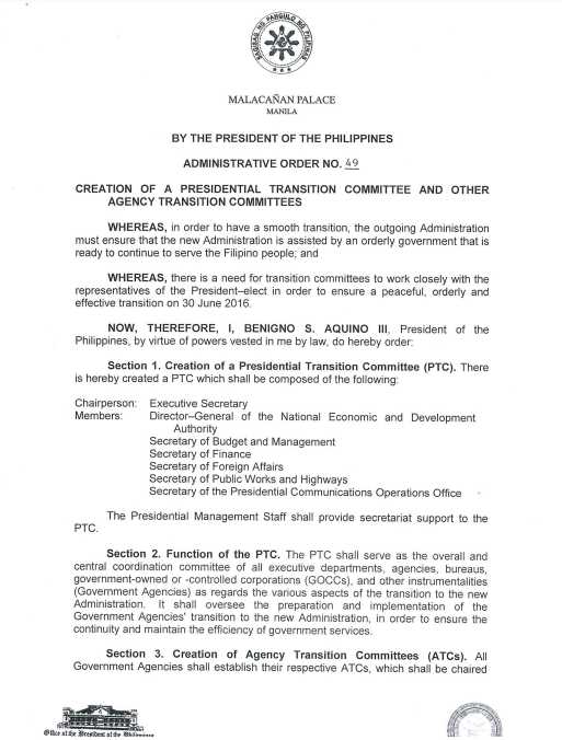 tine - BREAK LOOK--Palace releases composition of ‘Presidential Transition Committee’ 1