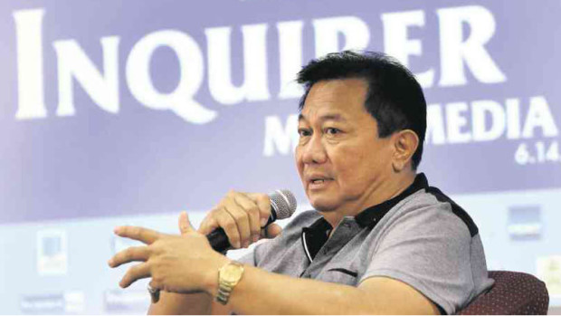 ALVAREZ BRIEFING Incoming House Speaker Pantaleon Alvarez gives the Inquirer a preview of the legislative priorities of the incoming administration under President Duterte. RICHARD A. REYES