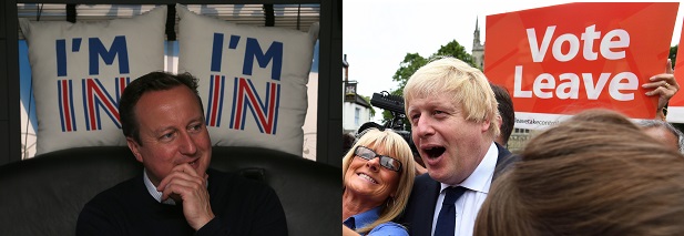 British Prime Minister David Cameron reacts as he travels on his campaign bus near Bristol, England, on Wednesday June 22, 2016.  On Thursday Britain votes in a national referendum on whether to stay inside the EU, a momentous decision with far-reaching implications for Britain and Europe. (Geoff Caddick / Pool via AP)