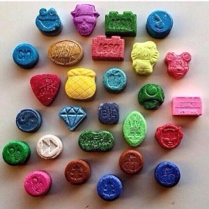 Samples of Ecstasy pills being sold in parties and on streets. INQUIRER FILE PHOTO